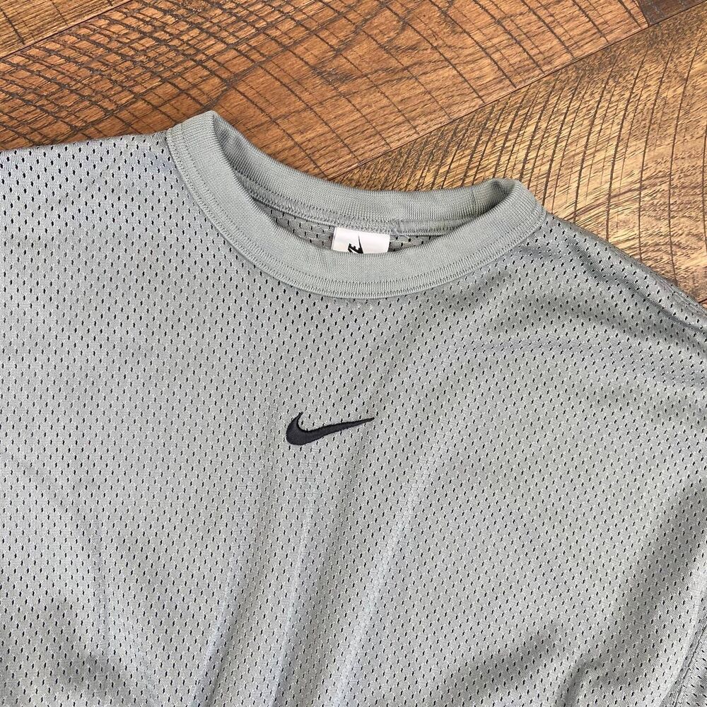 nike L lab mesh jersey cinch dress sport short sleeved oversized - Picture 6 of 10